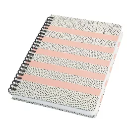   Sigel Spirálfüzet 162x215 mm 60 Lapos Pontrácsos Keményfedeles Jolie Sweet Dots