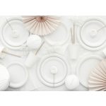 Szalvéta 33 x 33 cm 3 Rétegű 20 lap/Csomag Fehér