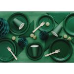 Szalvéta 33 x 33 cm 3 Rétegű 20 lap/Csomag Sötétzöld