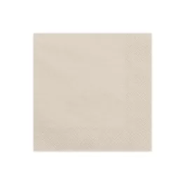 Szalvéta 33 x 33 cm 3 Rétegű 20 lap/Csomag Bézs