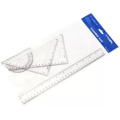 Antilop Vonalzó Készlet 4 Darab/Készlet 30 cm-es