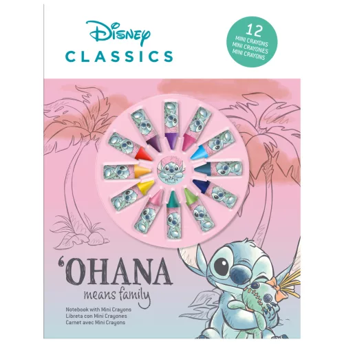 Stitch Füzet A/4 12 Darab Zsíkrétával
