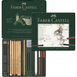   Faber Castell AG Pitt Monochrome Szett 21 Darab/Doboz Közepes Fém Dobozban