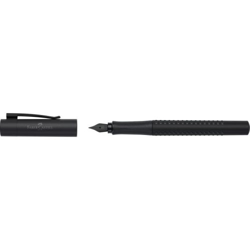 Faber Castell Töltőtoll Grip Edition Fekete Test M-es Heggyel