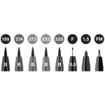 Faber Castell AG Művészfilc Készlet Pitt Brush 8 Darab/Készlet Fekete és Szürke