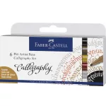Faber-Castell AG Pitt Calligraphy Művészfilc Készlet 6 Darab/Készlet