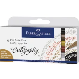   Faber-Castell AG Pitt Calligraphy Művészfilc Készlet 6 Darab/Készlet