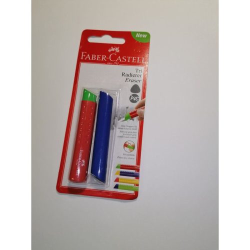 Faber Castell Radírkészlet Grip Tri Csere Radírral Vegyes Színekben PVC mentes
