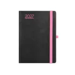 Toptimer Határidőnapló A/5 Heti Nero Fekete-Pink 2027