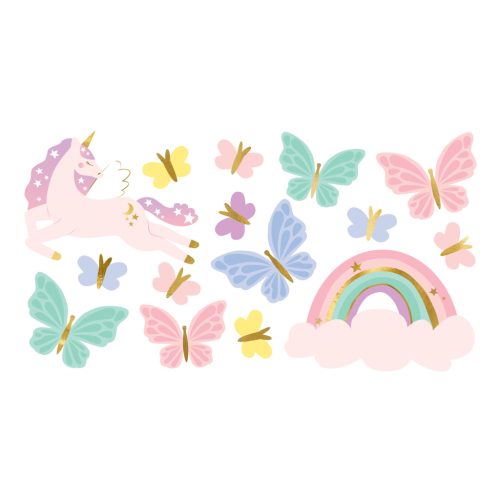 Tetováló Matrica Lemosható 15 Minta/Csomag Unicorn