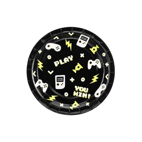 Papírtányér 23 cm 6 Darab/Csomag Gamepads