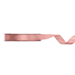 Szatén Szalag 1,2 cm Széles 25 méter Púderrózsaszín
