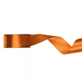 Szatén Szalag 2,5 cm Széles 25 méter Rozsdabarna