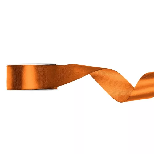 Szatén Szalag 2,5 cm Széles 25 méter Rozsdabarna
