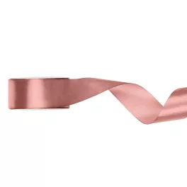 Szatén Szalag 2,5 cm Széles 25 Méter Púderrózsaszín