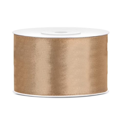Szatén Szalag 3,8 cm Széles 25 méter Arany
