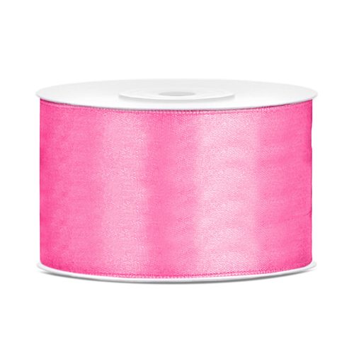 Szatén Szalag 3,8 cm Széles 25 méter Rózsazsín