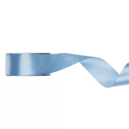 Szatén Szalag 3,8 cm Széles 25 Méter Ködös Kék