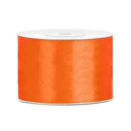 Szatén Szalag 5 cm Széles 25 méter Narancs