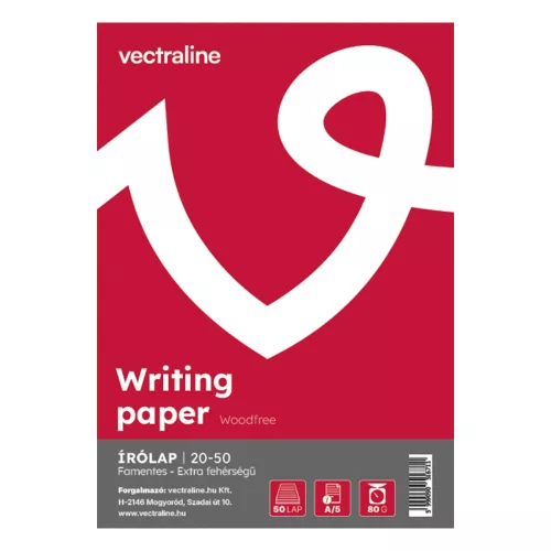 Vectraline Írólap A/5 Famentes 20-50 50 Ív/Csomag
