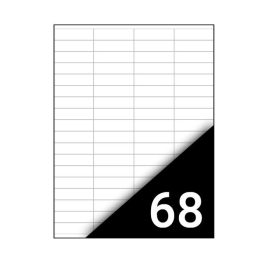   Fortuna Univerzális Etikett 48,5x16,9 mm 68 címke/lap 100 ív/csomag