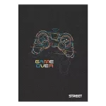 Street Füzet Tűzött A/4 Négyzetrácsos 27-54 Gaming Vegyes Mintákban