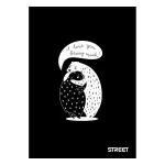 Street Füzet Tűzött A/5 Vonalas 21-54 Black&White Vegyes Mintákban