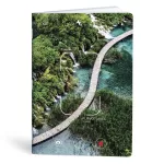 Lipamill Füzet Tűzött A/4 Vonalas 21-40 Postcard Vegyes Mintákban