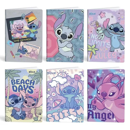Lipamill Füzet Tűzött A/4 Vonalas 21-40 Stitch Vegyes Mintákban