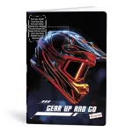 Lipamill Füzet Tűzött A/4 Vonalas 21-40 Born to Ride Vegyes Mintákban