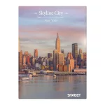 Street Notesz A/5 Vonalas Keményfedeles 96 Lapos Skyline Vegyes Mintákban