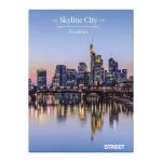 Street Notesz A/5 Vonalas Keményfedeles 96 Lapos Skyline Vegyes Mintákban