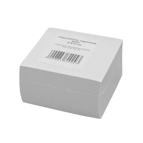 Fortuna Ragasztott Kockatömb 8x8x5cm Fehér