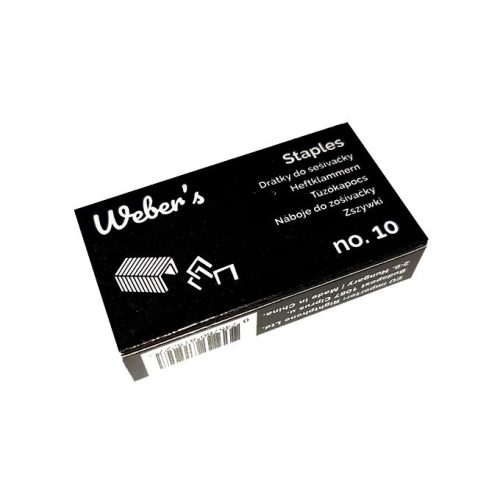 Weber's Tűzőkapocs 10-es 1000 Darab/doboz