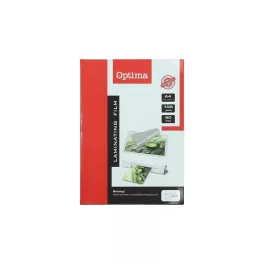   Optima Lamináló Fólia  A/4 80 mikron 100 Darab/Csomag Fényes
